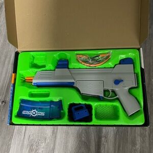 Blue and Gray Toy Blaster
